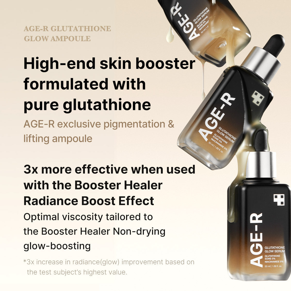 Medicube AGE-R Glutathione Glow Sérum Luminosidade e Antioxidante Avançado